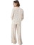 Kadın Baskılı Viskon Gömlek ve Pantolon Pijama Takımı Fonksiyonel Dayanıklı Kaliteli Rahat 3