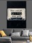 Kaset Çalar Müzik Sözleri Dekoratif Kanvas - Mdf Ahşap Tablo 1