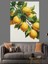 Limon Ağacı Meyve Sanatı Dekoratif Kanvas - Mdf Ahşap Tablo 3