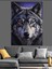 Kurt Yüzü Vahşi Hayvan Dekoratif Kanvas - Mdf Ahşap Tablo 2