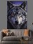 Kurt Yüzü Vahşi Hayvan Dekoratif Kanvas - Mdf Ahşap Tablo 3