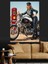 Motor Süren Klasik Kadın Dekoratif Kanvas - Mdf Ahşap Tablo 3