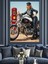 Motor Süren Klasik Kadın Dekoratif Kanvas - Mdf Ahşap Tablo 4