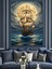 Dolunayda Yelkenli Gemi Dekoratif Kanvas - Mdf Ahşap Tablo 1