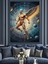 Kılıçlı Melek Yüce Sanat Dekoratif Kanvas - Mdf Ahşap Tablo 3