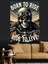 Motosikletli Iskelet Sürücü Dekoratif Kanvas - Mdf Ahşap Tablo 1