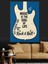 Gitar Rock Roll Afişi Dekoratif Kanvas - Mdf Ahşap Tablo 2