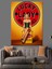 Lucky Lady Retro Pin-Up Dekoratif Kanvas - Mdf Ahşap Tablo 2