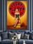 Lucky Lady Retro Pin-Up Dekoratif Kanvas - Mdf Ahşap Tablo 4