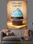 Çikolatalı Cupcake Tatlı Yiyecek Dekoratif Kanvas - Mdf Ahşap Tablo 4