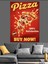 Pizza Reklamı Şimdi Satın Al Dekoratif Kanvas - Mdf Ahşap Tablo 1