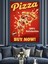 Pizza Reklamı Şimdi Satın Al Dekoratif Kanvas - Mdf Ahşap Tablo 5