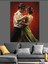 Romantik Dans Eden Çift Sanat Dekoratif Kanvas - Mdf Ahşap Tablo 4