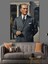Klasik Şık Mustafa Kemal Atatürk Dekoratif Kanvas - Mdf Ahşap Tablo 3