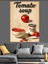Domates Çorbası Reklamı Retro Dekoratif Kanvas - Mdf Ahşap Tablo 1