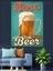 Bira Soğuk Içecek Reklamı Dekoratif Kanvas - Mdf Ahşap Tablo 1