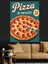 Pepperoni Pizza Yemek Posteri Dekoratif Kanvas - Mdf Ahşap Tablo 2