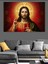 Isa Portresi Altın Işık Dekoratif Kanvas - Mdf Ahşap Tablo 1