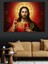 Isa Portresi Altın Işık Dekoratif Kanvas - Mdf Ahşap Tablo 2