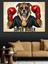 Boksör Köpek Süper Boksör Dekoratif Kanvas - Mdf Ahşap Tablo 5