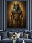 Mısır Tanrısı Mumya Firavun Dekoratif Kanvas - Mdf Ahşap Tablo 2