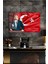 Atatürk Portresi ve Türk Bayrağı Vatanını En Çok Seven Cam Tablo Iş Ofis Makam Odası Hediyelik Tablo 4