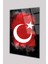 Türk Bayrağı Dikey Cam Tablo Ev Iş Ofis Makam Odası Okul Hediyelik Tablo 1