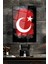 Türk Bayrağı Dikey Cam Tablo Ev Iş Ofis Makam Odası Okul Hediyelik Tablo 2