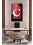 Türk Bayrağı Dikey Cam Tablo Ev Iş Ofis Makam Odası Okul Hediyelik Tablo 3