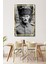 Atatürk Portre Siyah Beyaz Dikey Cam Tablo, Ev, Iş, Kurum, Ofis, Makam Odası Hediyelik Tablo 6