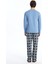 Yeni Sezon Standart Kalıp Erkek Pijama Takımı 4