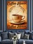 "coffee House" Retro Posteri Dekoratif Kanvas - Mdf Ahşap Tablo 1