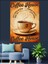 "coffee House" Retro Posteri Dekoratif Kanvas - Mdf Ahşap Tablo 4