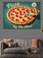 Pizza Dilimi Retro Afiş Dekoratif Kanvas - Mdf Ahşap Tablo 4