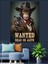 Wanted Kovboy Poster Retro Dekoratif Kanvas - Mdf Ahşap Tablo 2