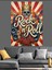 "rock'n Roll" Gitar Poster Dekoratif Kanvas - Mdf Ahşap Tablo 1