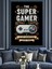 Süper Oyuncu Oyun Kontrolcü Dekoratif Kanvas - Mdf Ahşap Tablo 3