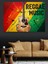 Reggae Müzik Poster Tasarımı Dekoratif Kanvas - Mdf Ahşap Tablo 5