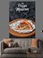 Dilimlenmiş Lezzetli Pizza Poster Dekoratif Kanvas - Mdf Ahşap Tablo 3