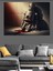 Zamana Yenilen Retro Robot Metaforu Dekoratif Kanvas - Mdf Ahşap Tablo 1