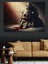 Zamana Yenilen Retro Robot Metaforu Dekoratif Kanvas - Mdf Ahşap Tablo 2