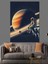 Uzayda Gezegen Manzarası Astranot Dekoratif Kanvas - Mdf Ahşap Tablo 2