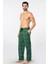Erkek Dokuma Pijama Tek Alt 2240/YEŞIL 1 3
