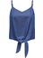 Onlnova Azure Knot Sınglet Ptm Kadın Mavi T-Shirt - 15343004 1