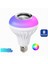 PARTİ AMPULÜ LED Muzikli Ampul / Uygulama Kontrollü ve Kumandalı Bluetooth Işıklı 7W LED Ampul ve Hoparlör 10