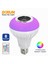 PARTİ AMPULÜ LED Muzikli Ampul / Uygulama Kontrollü ve Kumandalı Bluetooth Işıklı 7W LED Ampul ve Hoparlör 6