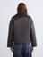 Cey Yeni Sezon Biker Yaka Oversize Kadın Süet Mont 5