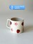 Çilek Çiçek Baskılı Kupa Bardak Seramik Kahve Mug 1