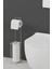 Krom Metal Tuvalet Kağıtlığı – Yedekli Wc Kağıtlığı Standı – Modern Şık Banyo Aksesuarı 58X12X12 cm 1