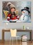 Kış Melekleri Kardan Adam Dekoratif Kanvas - Mdf Ahşap Tablo 1